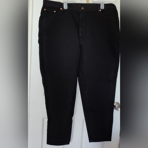Levi's 550 Relaxed Fit Jeans Size 24WS Black (Irregular) - Picture 2 of 4